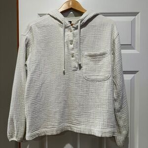 Eddie Bauer  Cozy Carry On Popover Hoodie Size Large